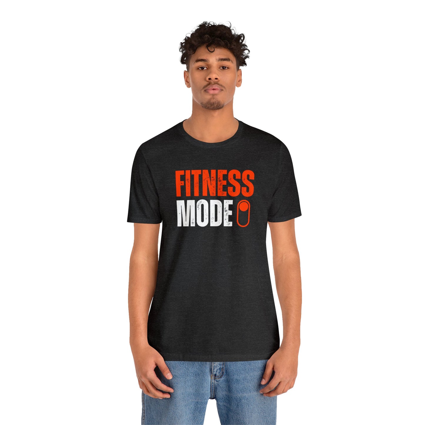 Fitness Mode On Unisex Jersey Short Sleeve Tee