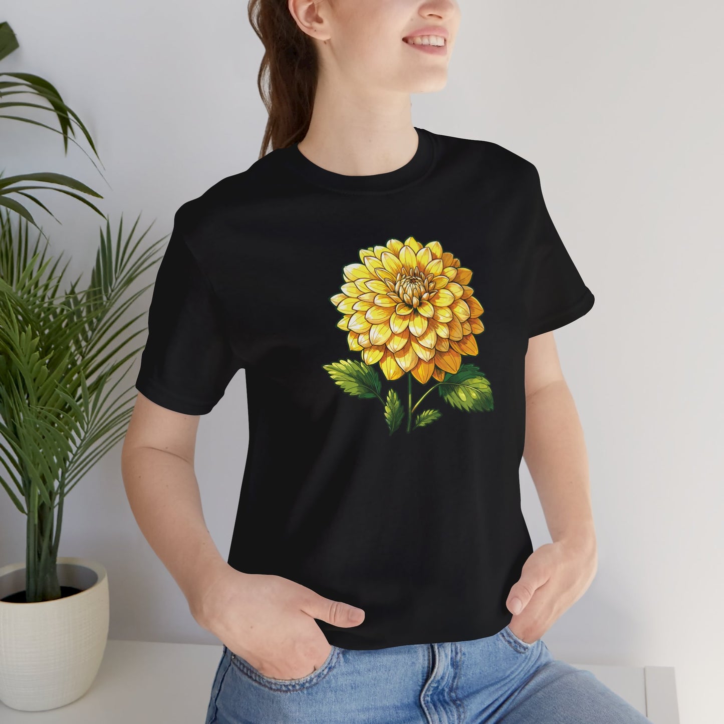 Flower Unisex Jersey Short Sleeve Tee