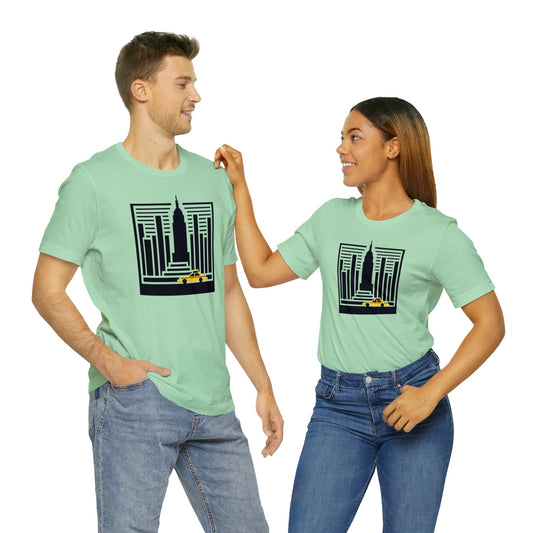 NYC Cityscape Unisex Jersey Short Sleeve Tee