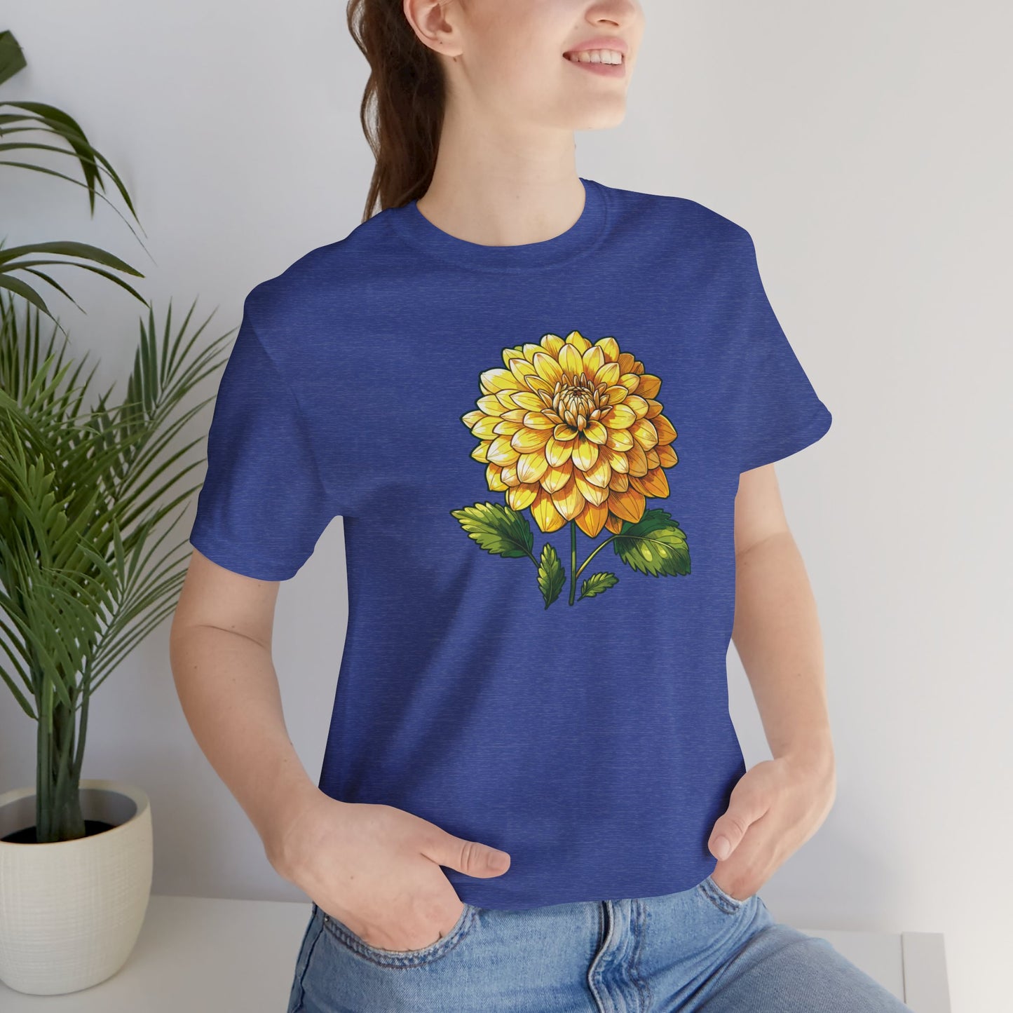 Flower Unisex Jersey Short Sleeve Tee