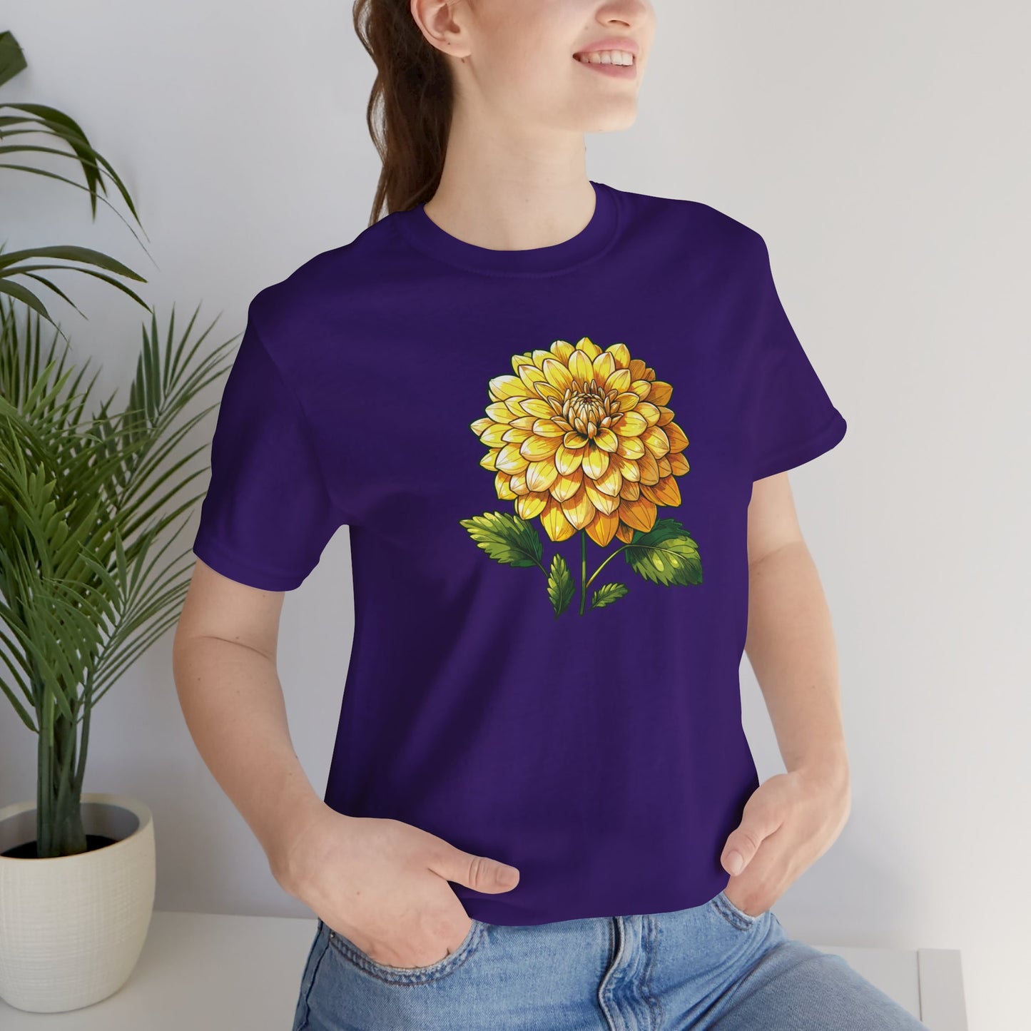 Flower Unisex Jersey Short Sleeve Tee