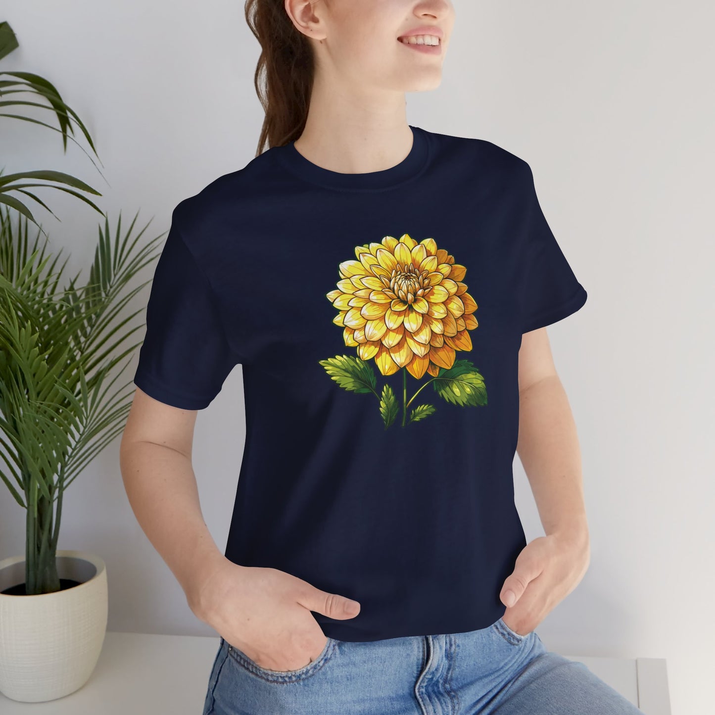 Flower Unisex Jersey Short Sleeve Tee